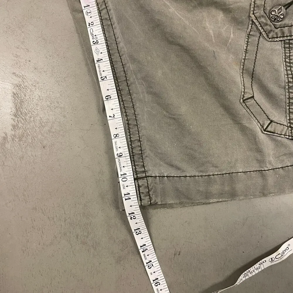 Y2K rock revival cargo shorts 34